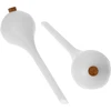 Bolas de irrigação para plantas, brancas translúcidas com rolha, 400ml, 4 peças - 2 