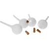 Bolas de irrigação para plantas, brancas translúcidas com rolha, 400ml, 4 peças - 3 