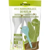 Bolas de irrigação para plantas, brancas translúcidas com rolha, 400ml, 4 peças - 4 