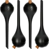 Bolas de irrigação para plantas, pretas foscas, com rolha, 400ml, 4 peças - 6 