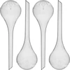 Bolas de rega, transparentes, 400 ml, 4 un. - 5 
