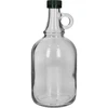 Butelka Gallone 1L z zak. bez oplotu - 6 butelka do alkoholu, butelki ozdobne na alkohol, butelka szklana na alkohol, butelki do bimbru na wesele, butelka na nalewkę, butelki do wódki, butelka do wódki wesele, butelka do wódki chrzciny, butelka do wódki komunia, butelka do wina, butelki na wino