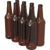Butelka na piwo 500 ml - zgrzewka 8 szt. - 2 butelki do piwa, butelki piwne, do napojów gazowanych, zgrzewka butelek, do cydru, na cydr, szklane butelki, butelki piwowarskie, butelka 500 ml