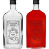 Butelka Piersiówka 500 ml z zakrętką, nadruk „Nalewka domowa”, 1 szt. - 7 butelka, butelki, butelka z nadrukiem, butelka na prezent, butelka na nalewki, butelka na bimber, butelka na alkohol, butelka szklana z zakrętką, butelka 500 ml z zakrętką, butelki piersiówki, domowe trunki, ozdobna butelka 0,5 litra, szkło z nadrukiem, piersiówka 500 ml z czarną zakrętką