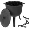 Caldeirão esmaltado, 10l, de ferro fundido - 3 