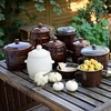 Cerâmica - panela 15l para fermentação com vedação de água e tampa - 3 