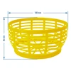 Cesta de plástico para Dam 5L, amarela - 4 