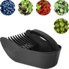 Colhedor de pequenos frutos de plástico, preto - 2 
