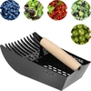 Colhedor de pequenos frutos, metálico preto - 2 