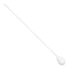 Colher de plástico branca 70cm - 5 