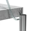 Coluna de filtração de aço inoxidável, suspensa, com acessórios e carvão ativado incluídos - 10 
