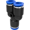 Conector plug-in 10 mm, tipo Y - 1 peça  - 1 