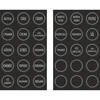 Conjunto de 12 x frasco 150ml + 30 etiquetas para marcar especiarias - 5 
