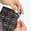 Conjunto de 12 x frasco 150ml + 30 etiquetas para marcar especiarias - 11 