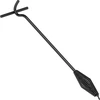 Conjunto fogueira diâmetro 58 cm e atiçador-suporte para caldeirão ou tampa de panela de ferro fundido - 6 