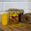 Corda de algodão amarela 2 mm/55 m/100 g - 14 