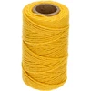 Cordel de algodão amarelo 2 mm/55 m/100 g - 4 