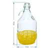 Dama Gąsior 5 L - cesto de plástico, fecho de arame - 2 
