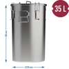 Defumador doméstico em panela, 35 L, para fogão a gás - 8 