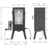 Defumador elétrico dragON E101 com gerador de fumaça, 70 L - 12 
