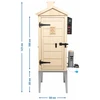 Defumador elétrico dragON PLYWOOD NATURE 100E com módulo de aquecimento elétrico e controlador - 14 