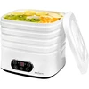 Desidratador para cogumelos, frutas, vegetais e ervas com regulação de temperatura, 240W, branco - 8 