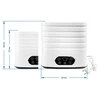 Desidratador para cogumelos, frutas, vegetais e ervas com regulação de temperatura, 240W, branco - 13 