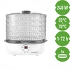 Desidratador para cogumelos, frutas, vegetais e ervas com regulação de temperatura, 240W, transparente - 7 