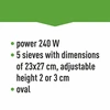 Desidratador para cogumelos, frutas, vegetais e ervas com regulação de temperatura, 240W, transparente - 19 