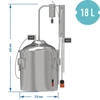 Destilador clássico Convex 18 L - 1 decantador - 8 