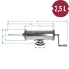 Enchidoira horizontal 2,5 kg com pistão de silicone - 10 