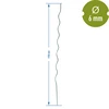 Estaca de aço espiral 1,75m x 6mm - 2 