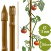 Estaca de aço revestida em forma de bambu, 150 cm x 11 mm - 8 