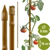 Estaca de aço revestida em forma de bambu, 90 cm x 8 mm - 13 