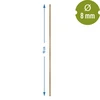Estaca de aço revestida em forma de bambu, 90 cm x 8 mm - 3 