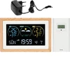 Estação meteorológica (RCC,DCF) - eletrônica, sem fio, iluminada, sensor, branca - 3 