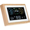 Estação meteorológica (RCC,DCF) - eletrônica, sem fio, iluminada, sensor, branca - 3 