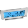 Estação meteorológica RCC, DCF – eletrônica, sem fio, sensor iluminado, branca - 3 