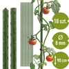 Estacas de jardim Bioogród – aço revestido, 0,9 m, diâmetro 8 mm, 10 unidades - 5 