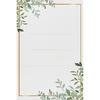 Etiquetas autoadesivas 60 x 90 mm para garrafas, frascos, presentes padrão floral - 20 peças - 5 