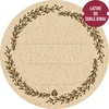 Etiquetas redondas fi 66,5mm para tampas/potes - 20pcs - 10 