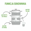 Extrator de suco inoxidável 8 L - 5 
