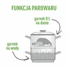 Extrator de suco inoxidável 8 L - 7 