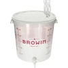Fermentador 30 L com graduação impressa, torneira e 3 borbulhadores ['recipiente de fermentação', ' balde de fermentação', ' balde fermentador', ' recipientes de fermentação', ' fermentador para vinho', ' fermentadores para vinho', ' balde de fermentação Biowin', ' balde de fermentação Browin', ' borbulhadores', ' borbulhador', ' borbulhador para vinho', ' borbulhador silencioso', ' borbulhador MAXI', ' acessórios para vinificação', ' borbulhador horizontal', ' borbulhador para fermentação', ' conjunto para fermentação de vinho e cerveja', ' lactofermentação (picles)', ' recipiente de 30 litros', ' fermentador com torneira', ' balde com torneira']