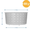 Forma de queijo redonda Ø 13 x 7 cm para 800 g - 7 