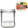 Frasco 350 ml com tampa e prensa - 6 unid. - 8 
