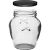 Frasco Ânfora 580 ml (fi 82) com tampa preta 6 unid. - 3 