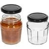 Frasco Compota 230ml com tampa preta fi63/4 - 6 peças - 5 