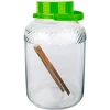 Frasco de vidro 8 L, com pinças - 4 