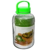 Frasco de vidro 8 L, com pinças - 3 